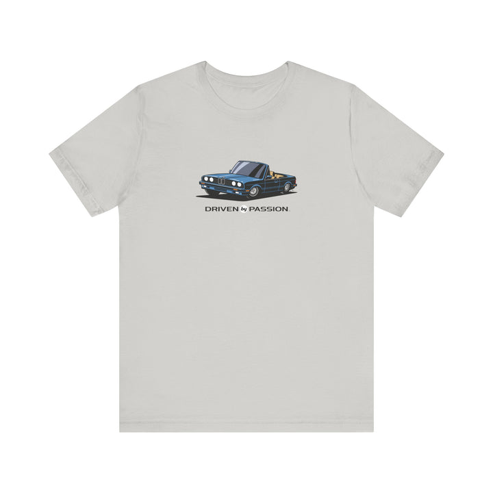 Silver-Blue over Tan E30 Convertible T-Shirt (1988-1994)