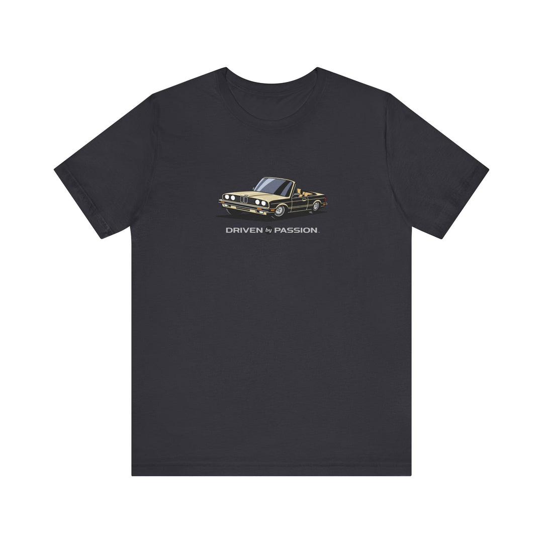 Light Beige over Tan E30 Convertible T-Shirt (1982-1987)