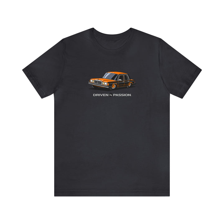 Orange W123 Sedan (Hubcap Wheels) T-Shirt