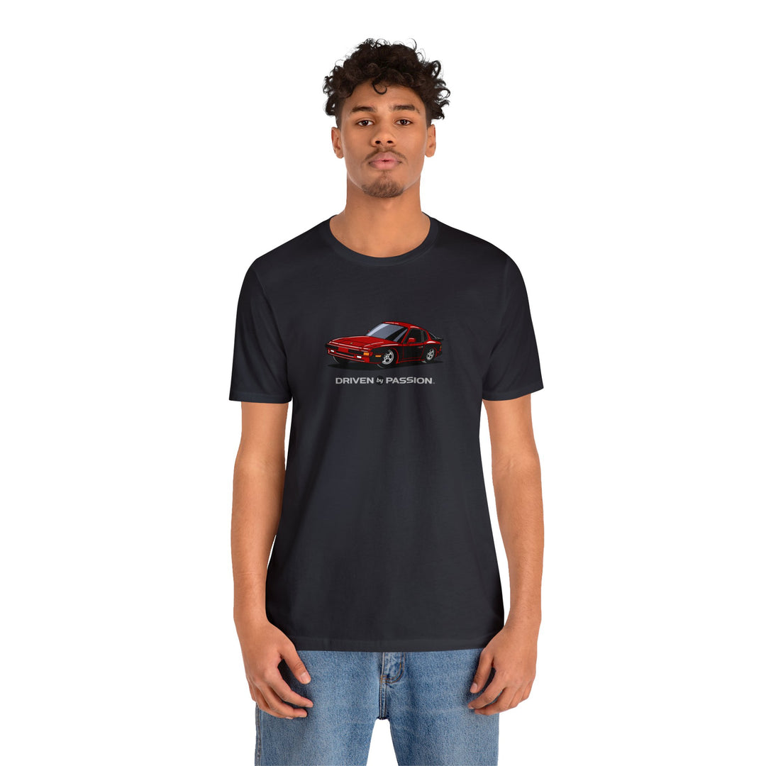 Dark Red Nine-Four-Four (Phone Dial Wheels) T-Shirt