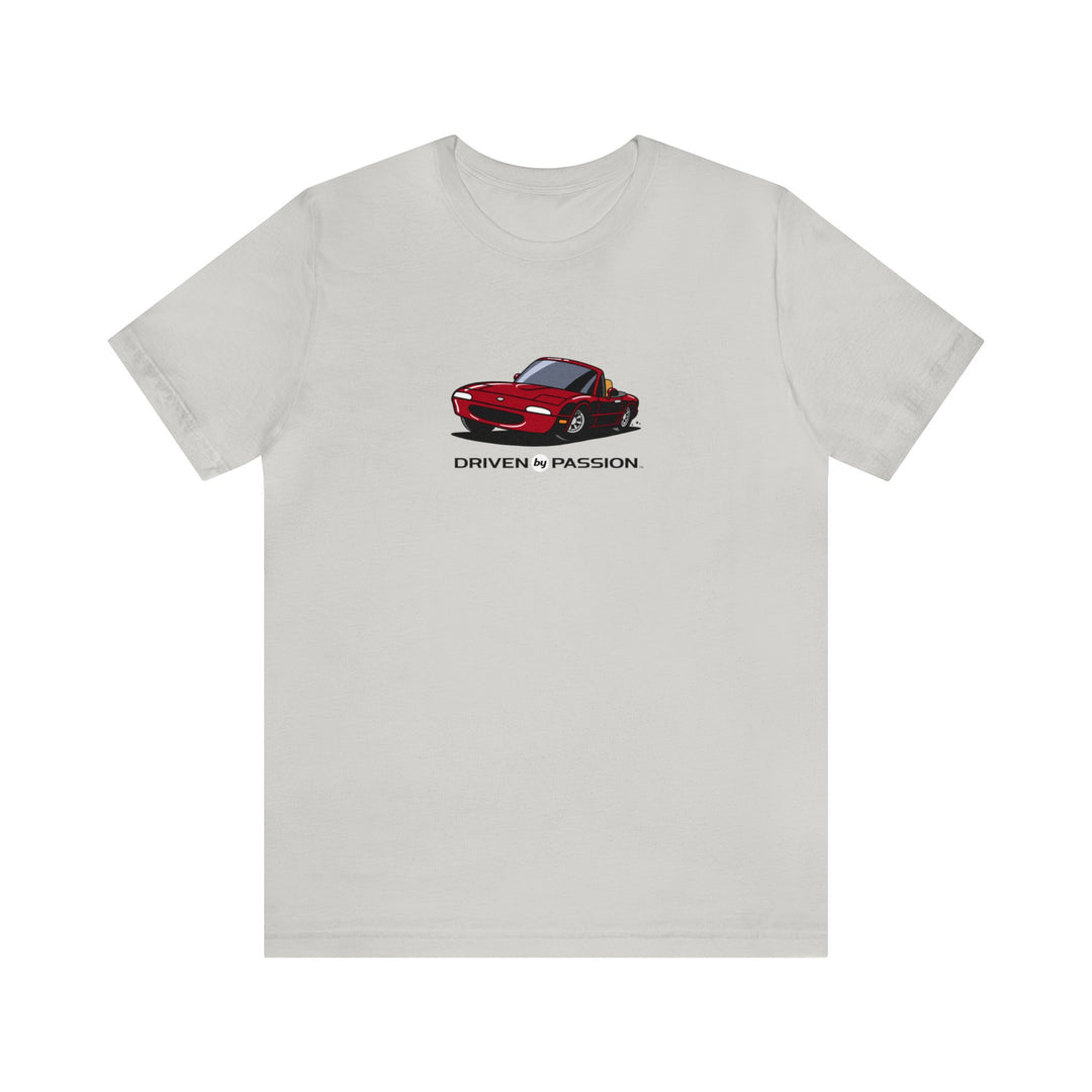 Dark Red over Tan NA Miata T-Shirt