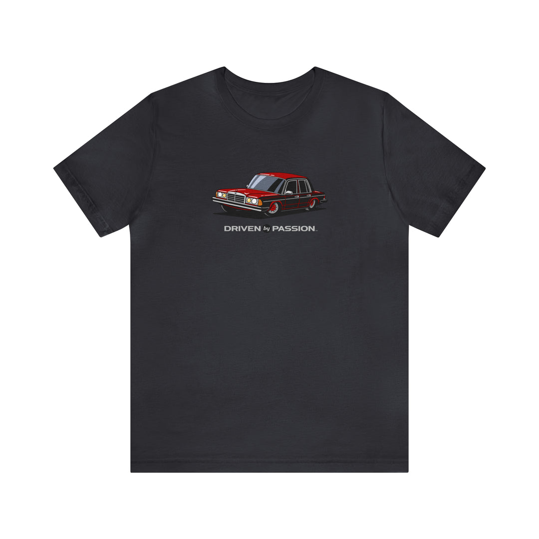 Dark Red W123 Sedan (Hubcap Wheels) T-Shirt
