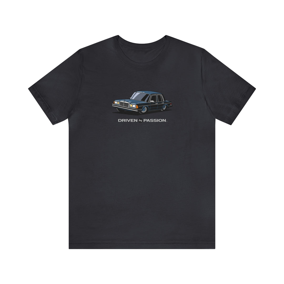 Dark Silver-Blue W123 Sedan (Hubcap Wheels) T-Shirt