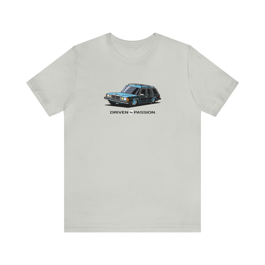 Light Blue S123 Wagon (Hubcap Wheels) T-Shirt