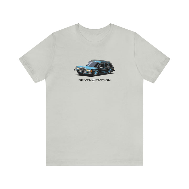 Light Blue S123 Wagon (Hubcap Wheels) T-Shirt