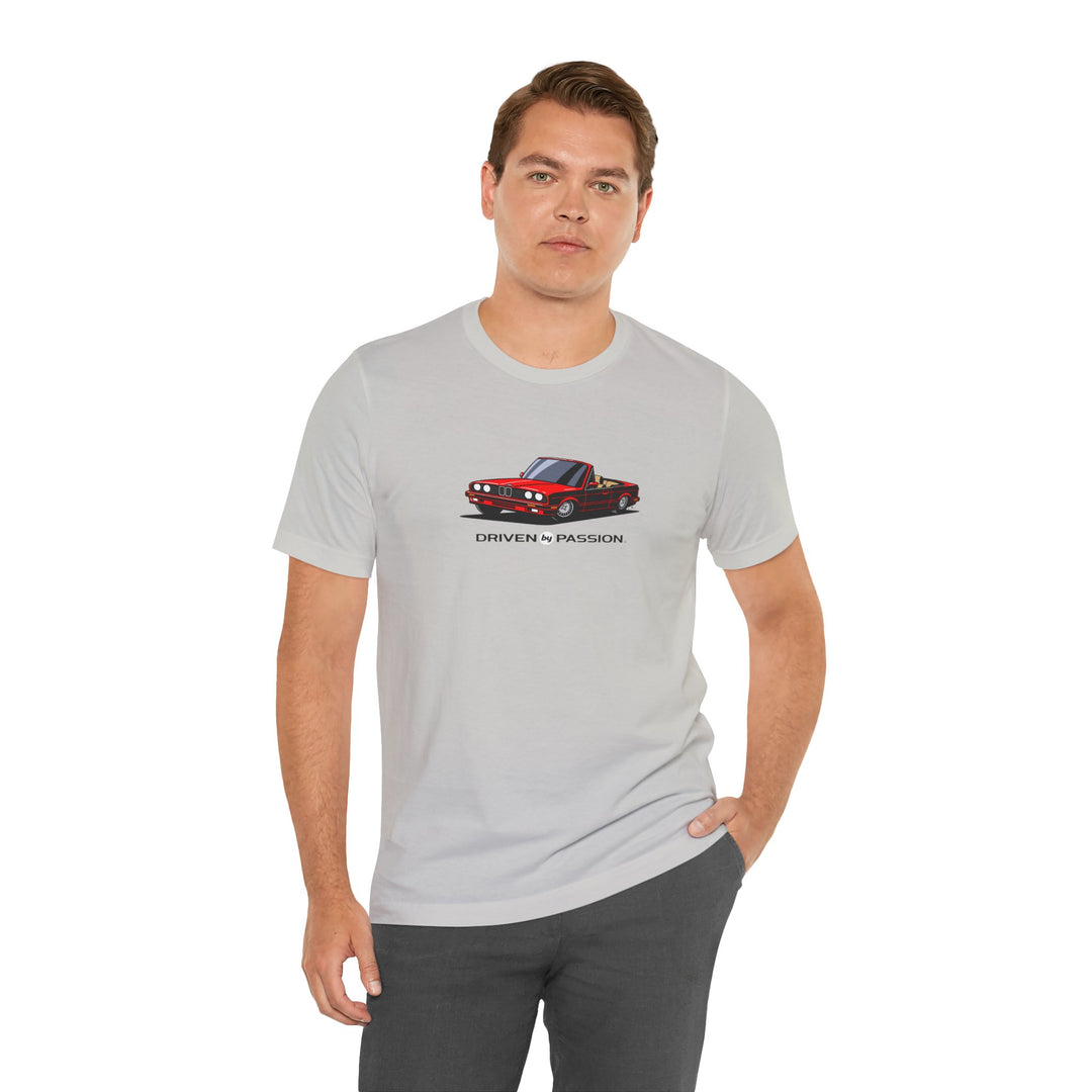 Red over Tan E30 Convertible T-Shirt (1988-1994)