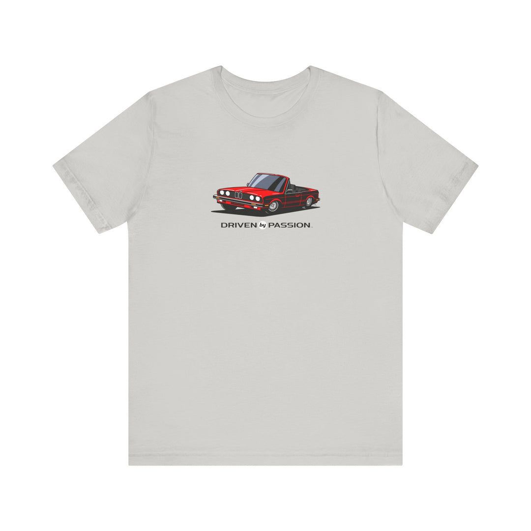 Red over Black E30 Convertible T-Shirt (1982-1987)