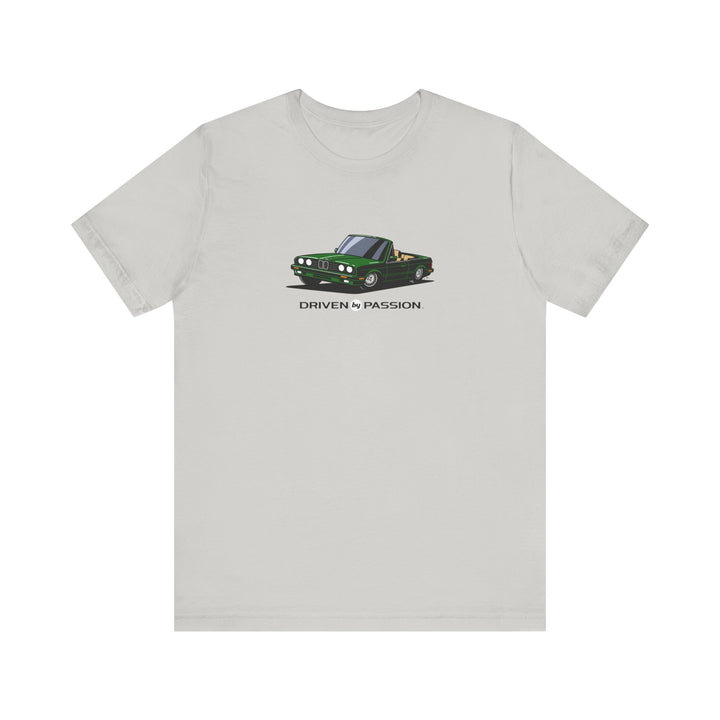 Dark Green over Tan E30 Convertible T-Shirt (1988-1994)