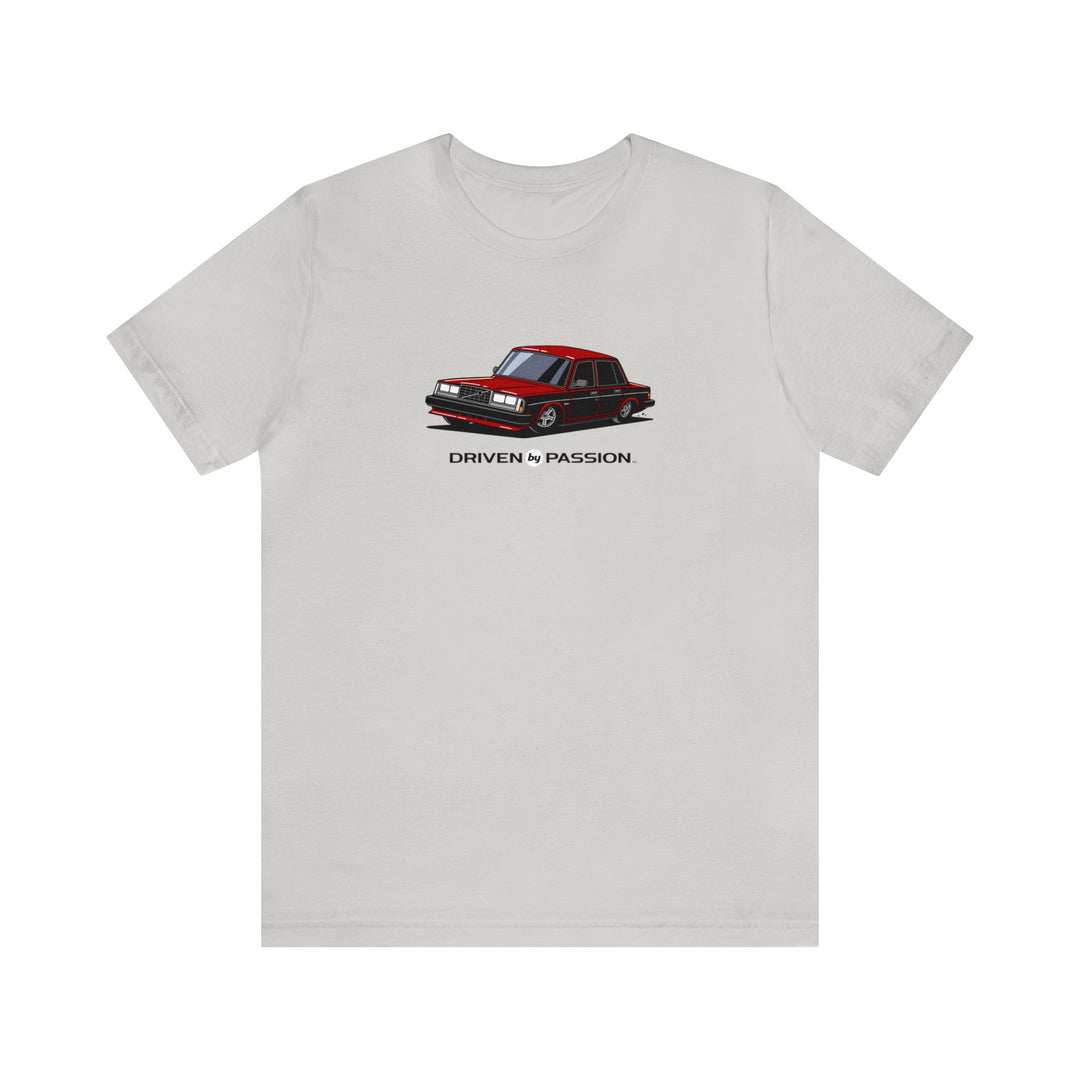 Dark Red 240 Turbo Sedan (1981-1986) T-Shirt