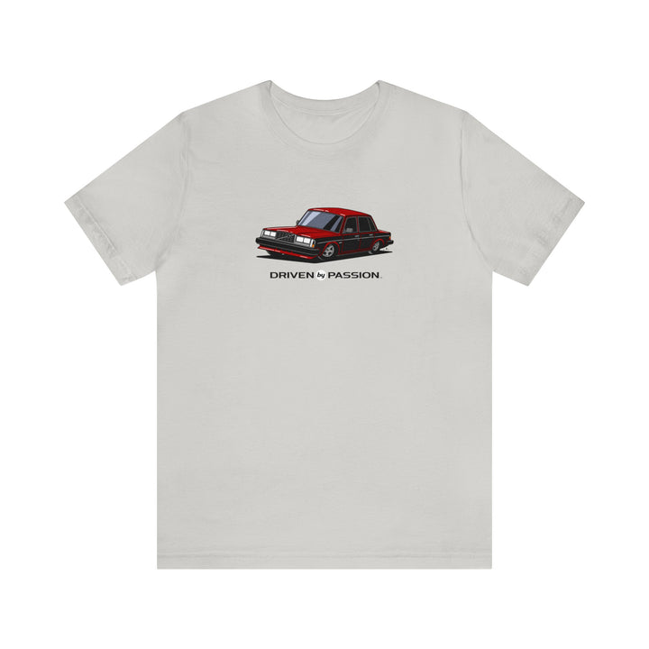 Dark Red 240 Turbo Sedan (1981-1986) T-Shirt