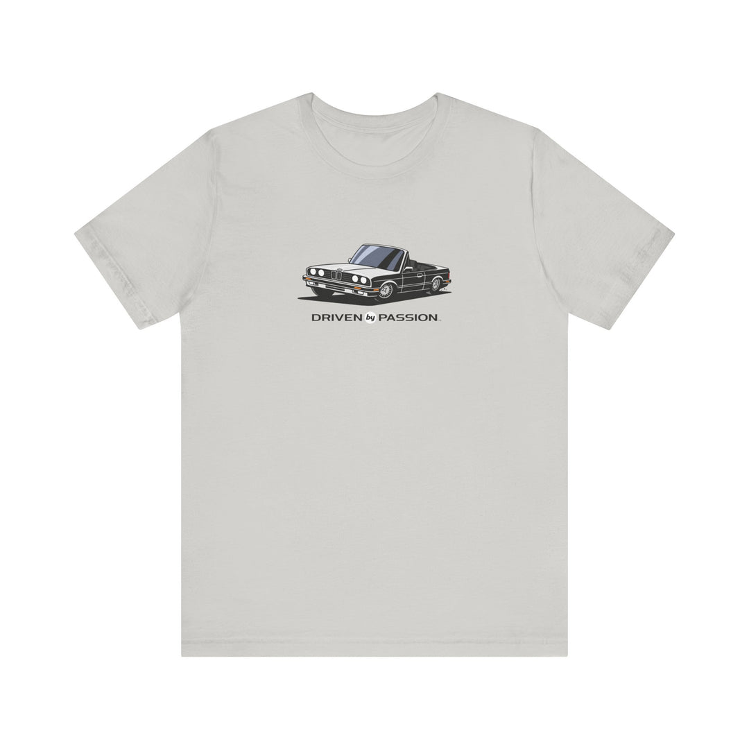 White over Black E30 Convertible T-Shirt (1988-1994)