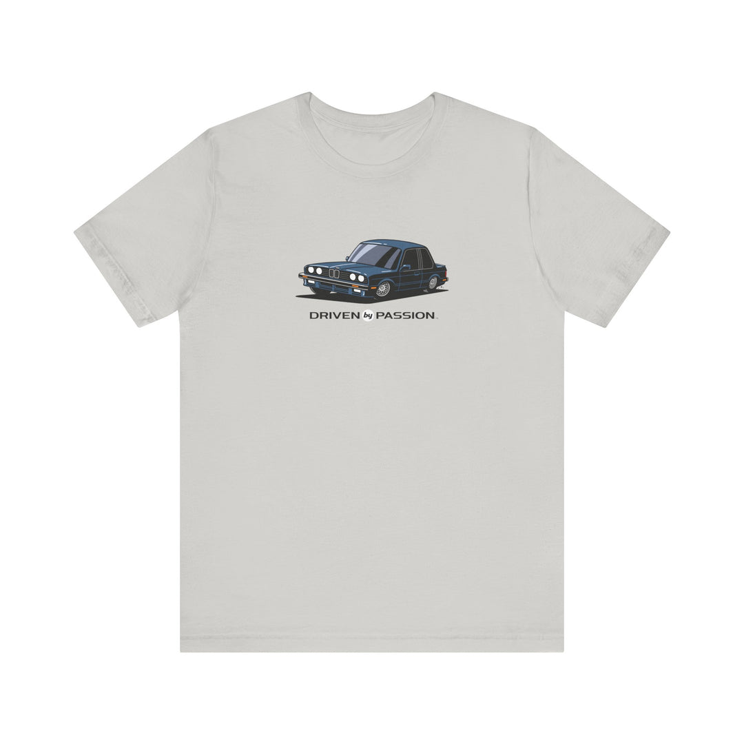 Dark Silver-Blue E30 Sport Coupe T-Shirt (1987)