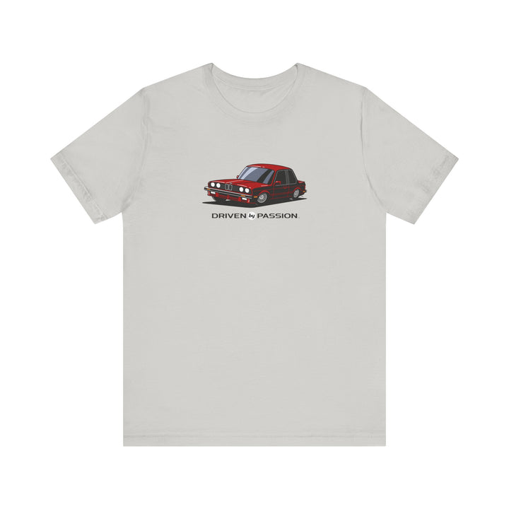 Dark Red E30 Sport Coupe T-Shirt (1987)