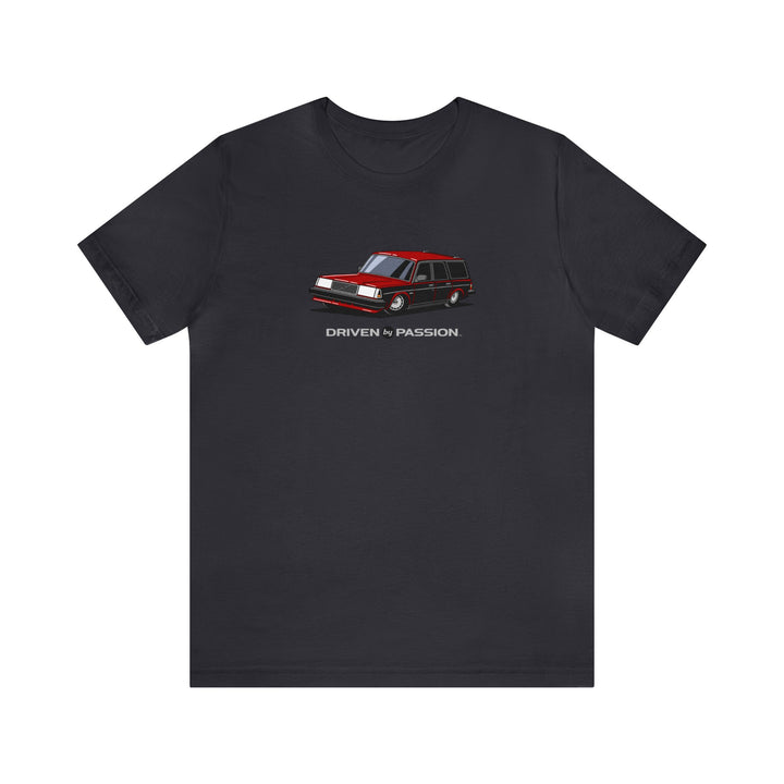 Dark Red 240 Wagon (1987-1993) T-Shirt