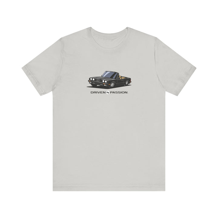 Dark Gray over Tan E30 Convertible T-Shirt (1988-1994)