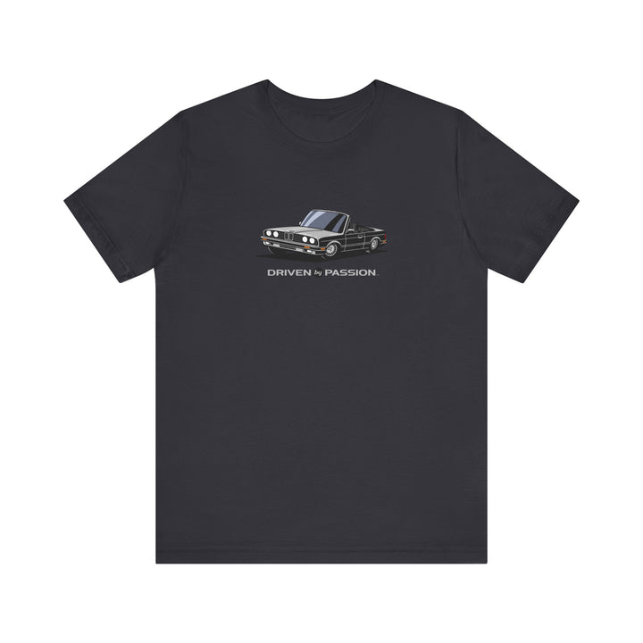 Light Gray over Black E30 Convertible T-Shirt (1988-1994)