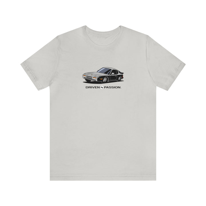 Light Gray Nine-Four-Four Turbo (Design 90 Wheels) T-Shirt