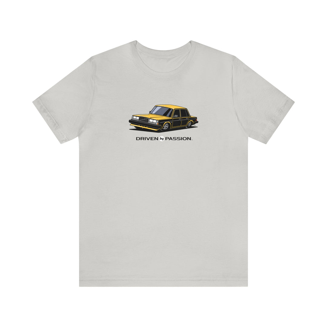 Yellow 240 Turbo Sedan (1981-1986) T-Shirt