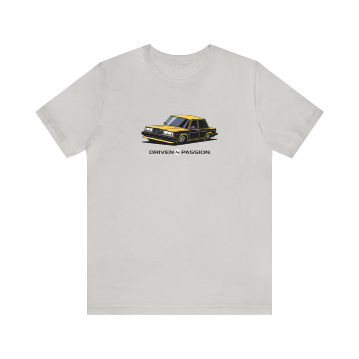 Yellow 240 Turbo Sedan (1981-1986) T-Shirt