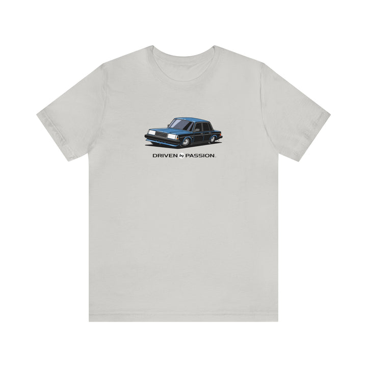 Silver-Blue 240 Sedan (1987-1993) T-Shirt