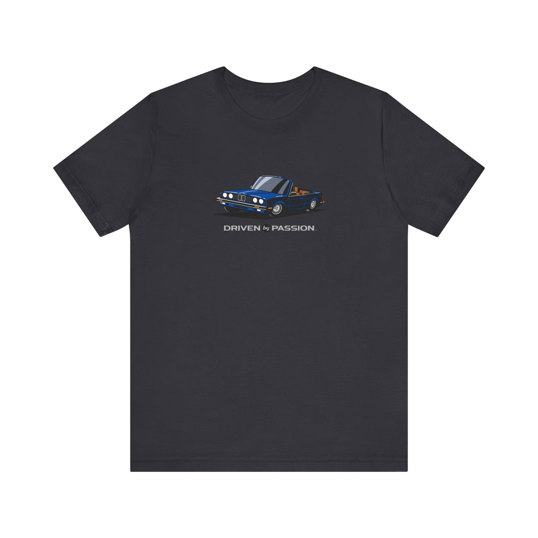 Dark Blue over Brown E30 Convertible T-Shirt (1982-1987)