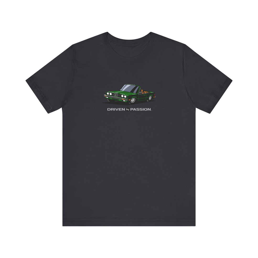 Dark Green over Brown E30 Convertible T-Shirt (1982-1987)