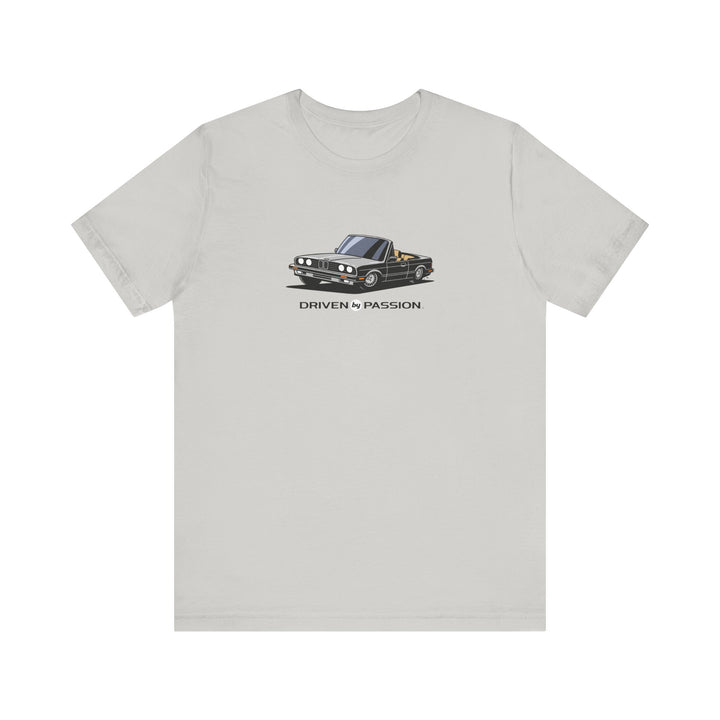 Light Gray over Tan E30 Convertible T-Shirt (1982-1987)