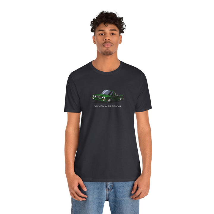 Dark Green over Gray E30 Convertible T-Shirt (1988-1994)
