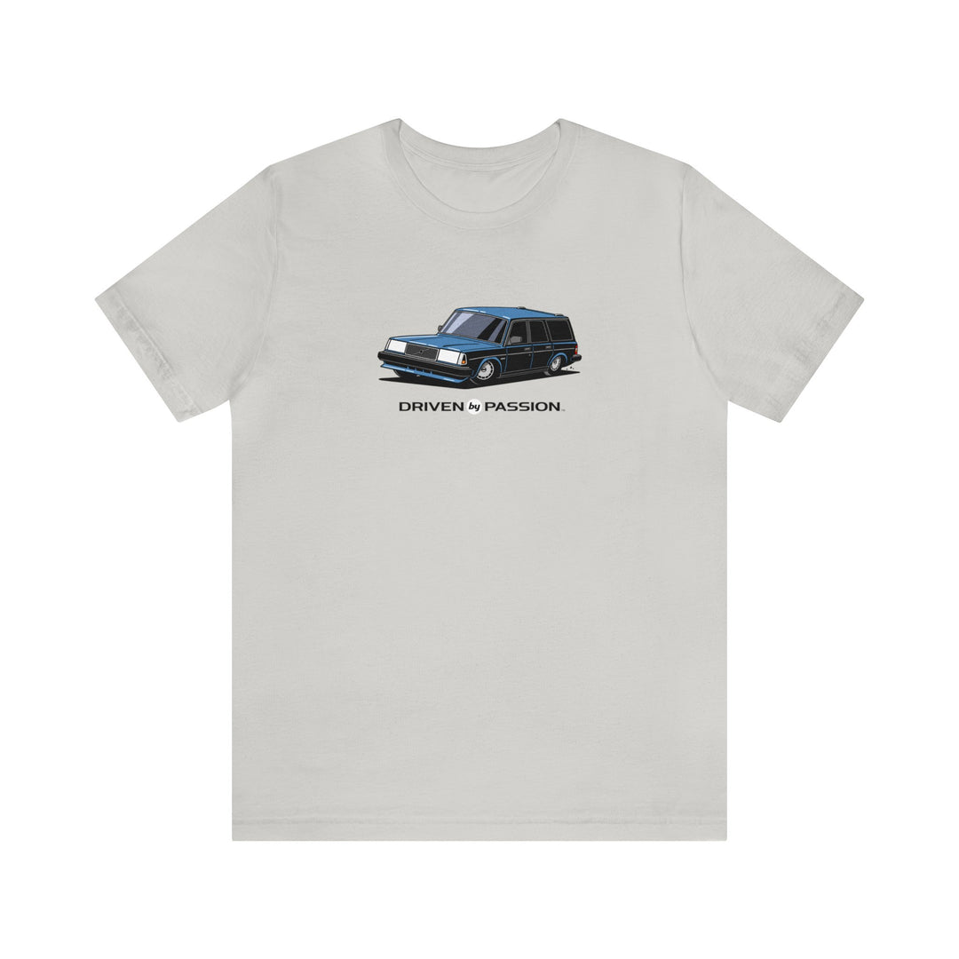 Silver-Blue 240 Wagon (1987-1993) T-Shirt
