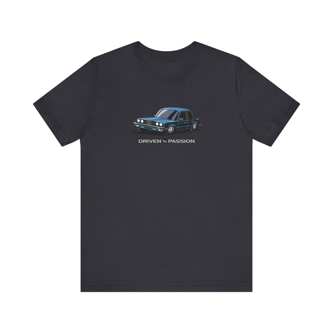 Silver-Blue E30 Sedan T-Shirt (1982-1987)