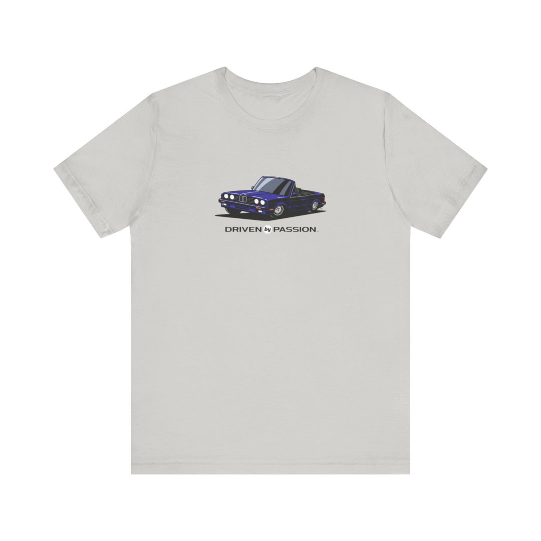 Dark Purple over Black E30 Convertible T-Shirt (1988-1994)