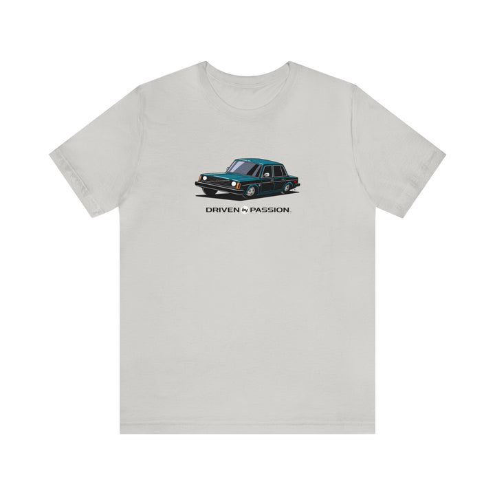 Dark Turquoise 244 Sedan (1976-1978) T-Shirt