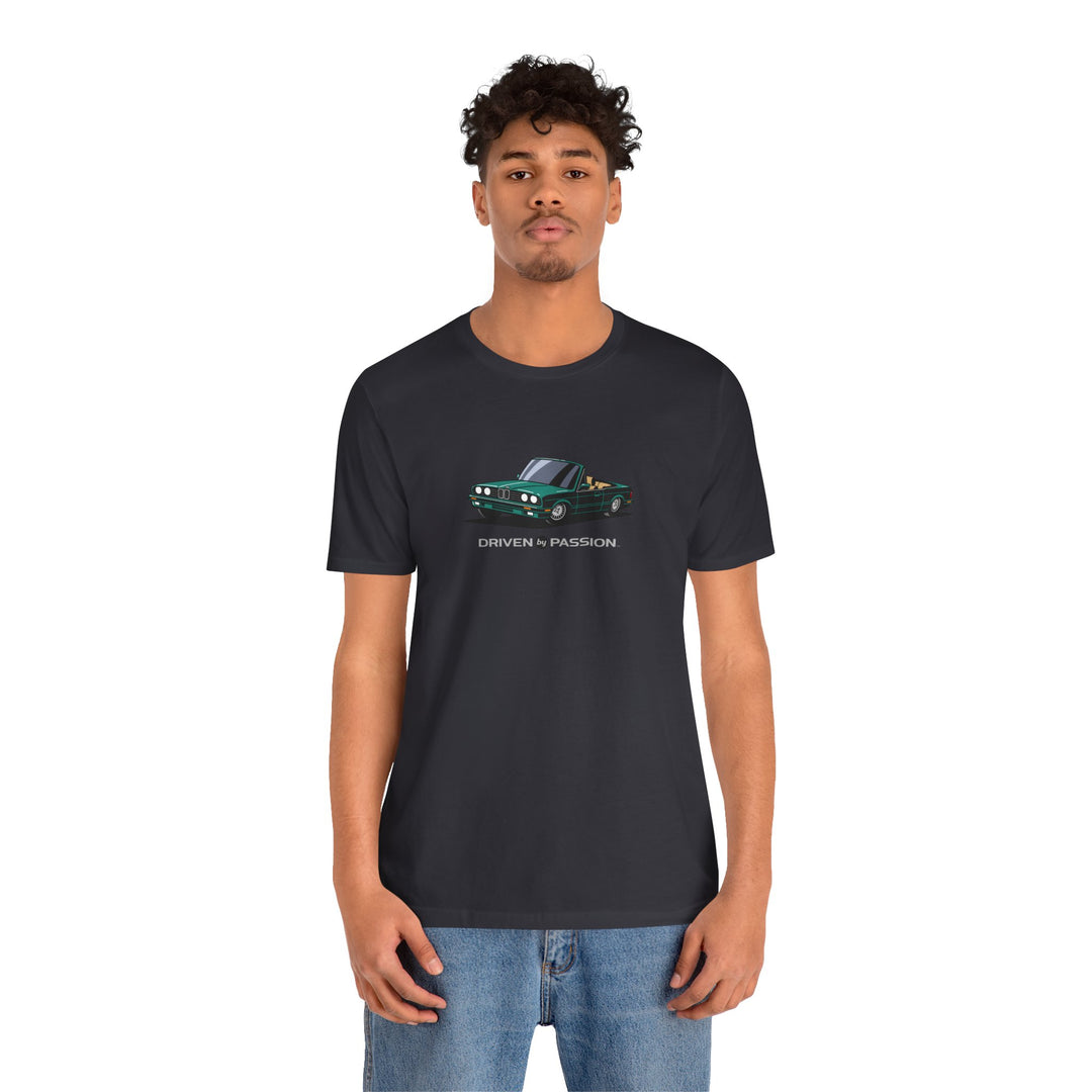 Dark Teal over Tan E30 Convertible T-Shirt (1988-1994)