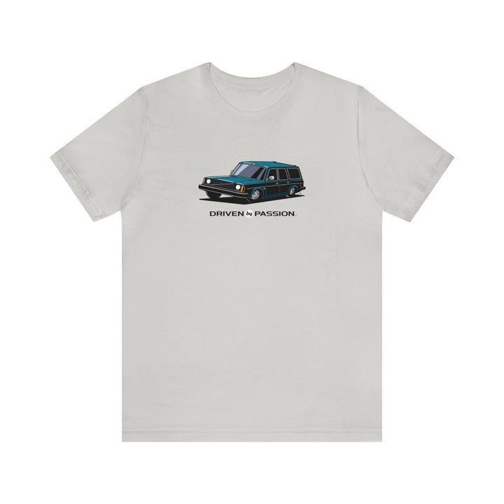 Dark Turquoise 245 Wagon (1976-1978) T-Shirt