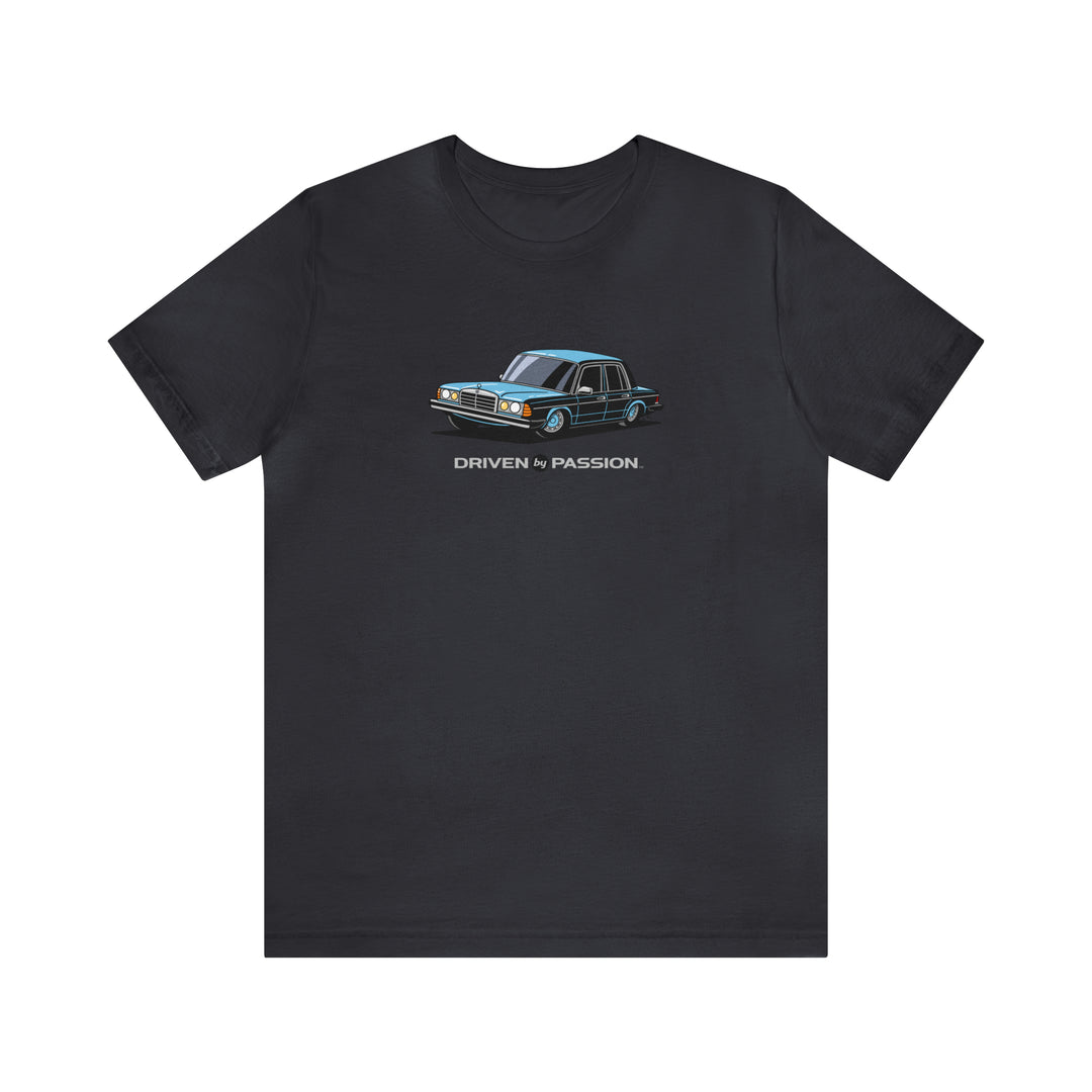 Light Blue W123 Sedan (Hubcap Wheels) T-Shirt