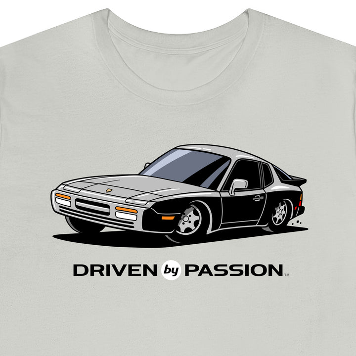Light Gray Nine-Four-Four Turbo (Design 90 Wheels) T-Shirt