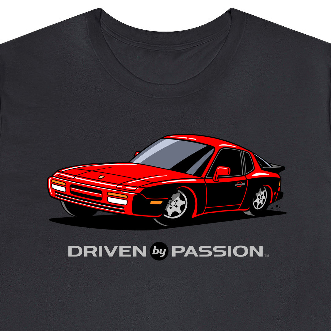 Red Nine-Four-Four Turbo (Design 90 Wheels) T-Shirt