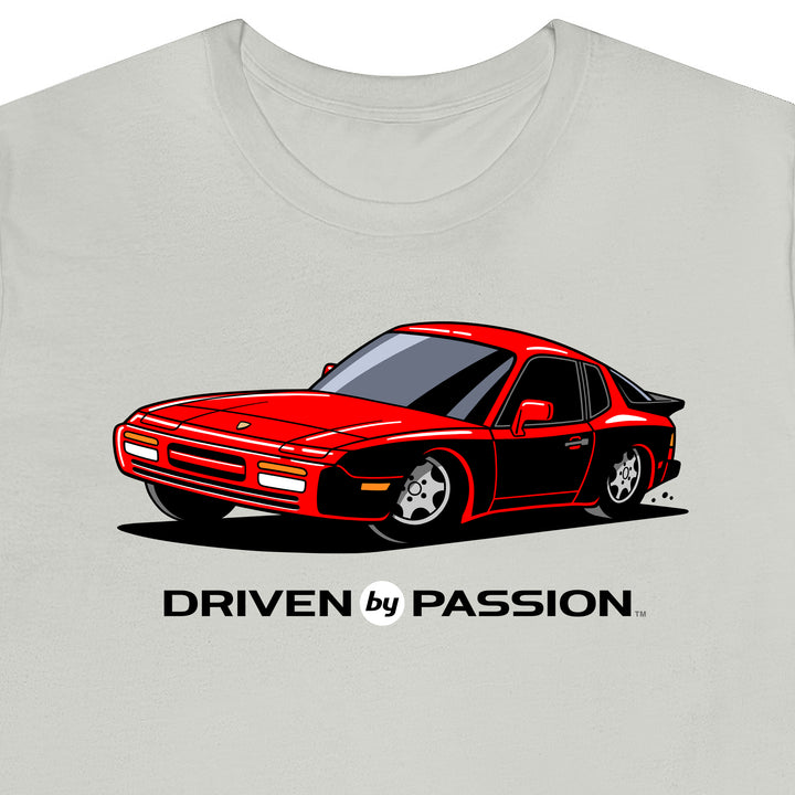 Red Nine-Four-Four Turbo (Design 90 Wheels) T-Shirt