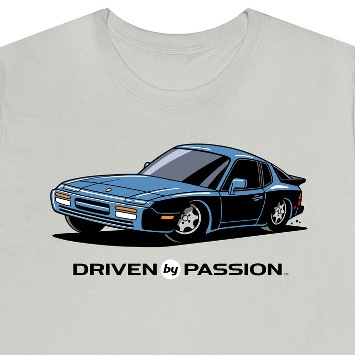 Silver-Blue Nine-Four-Four Turbo (Design 90 Wheels) T-Shirt