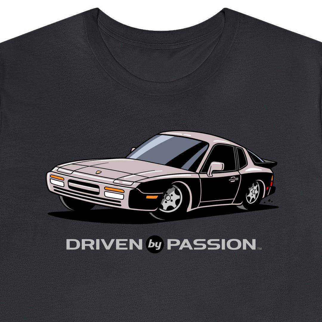 Silver-Pink Nine-Four-Four Turbo (Design 90 Wheels) T-Shirt