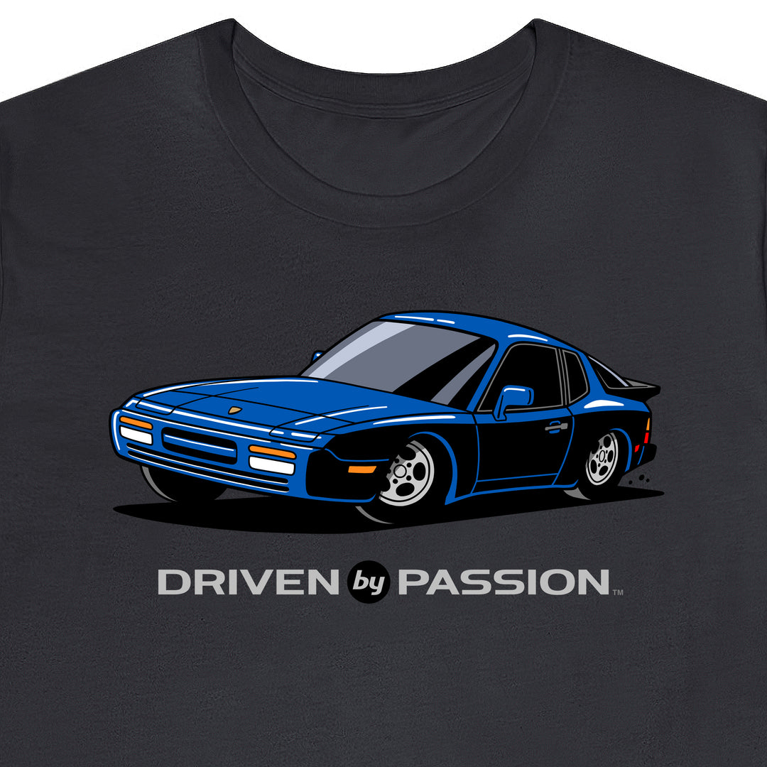 Dark Blue Nine-Four-Four Turbo (Phone Dial Wheels) T-Shirt