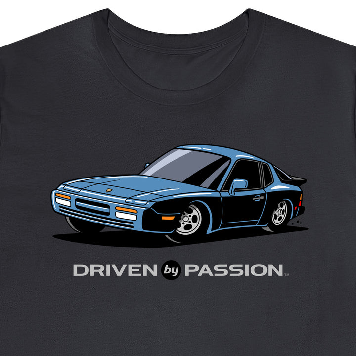 Silver-Blue Nine-Four-Four Turbo (Phone Dial Wheels) T-Shirt