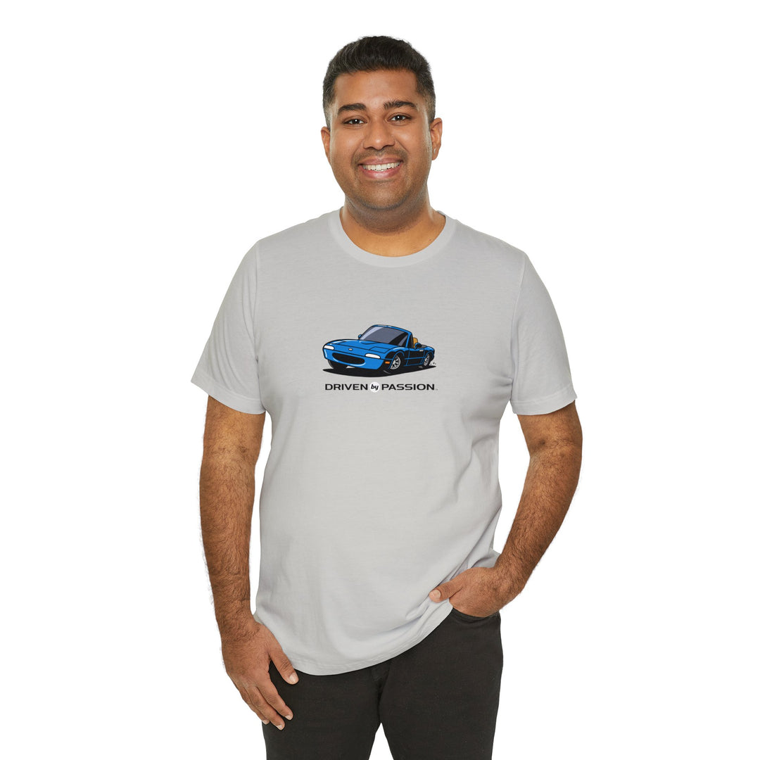 Blue over Tan NA Miata T-Shirt