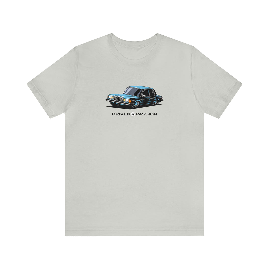 Light Blue W123 Sedan (Hubcap Wheels) T-Shirt