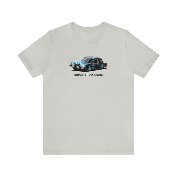 Light Blue W123 Sedan (Hubcap Wheels) T-Shirt