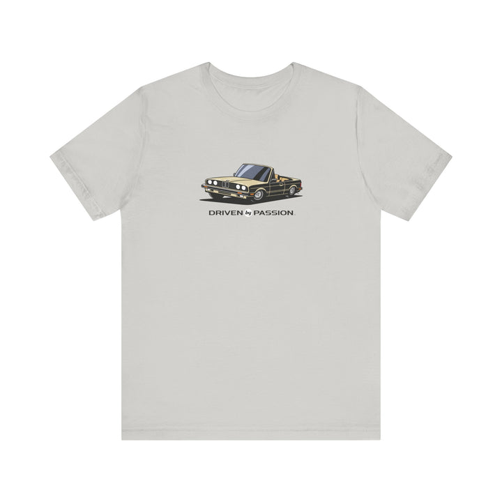 Light Beige over Tan E30 Convertible T-Shirt (1982-1987)