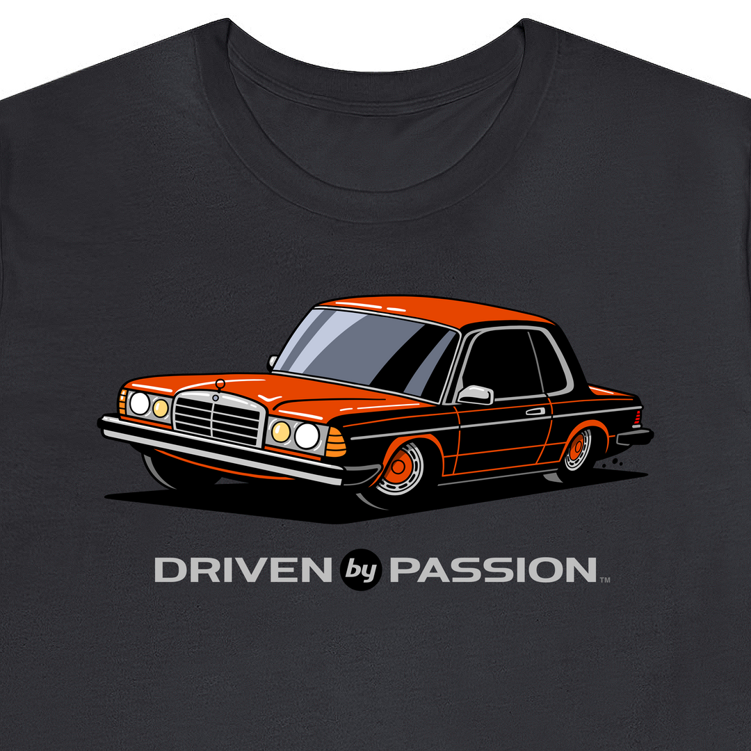 Red-Orange C123 Coupe (Hubcap Wheels) T-Shirt