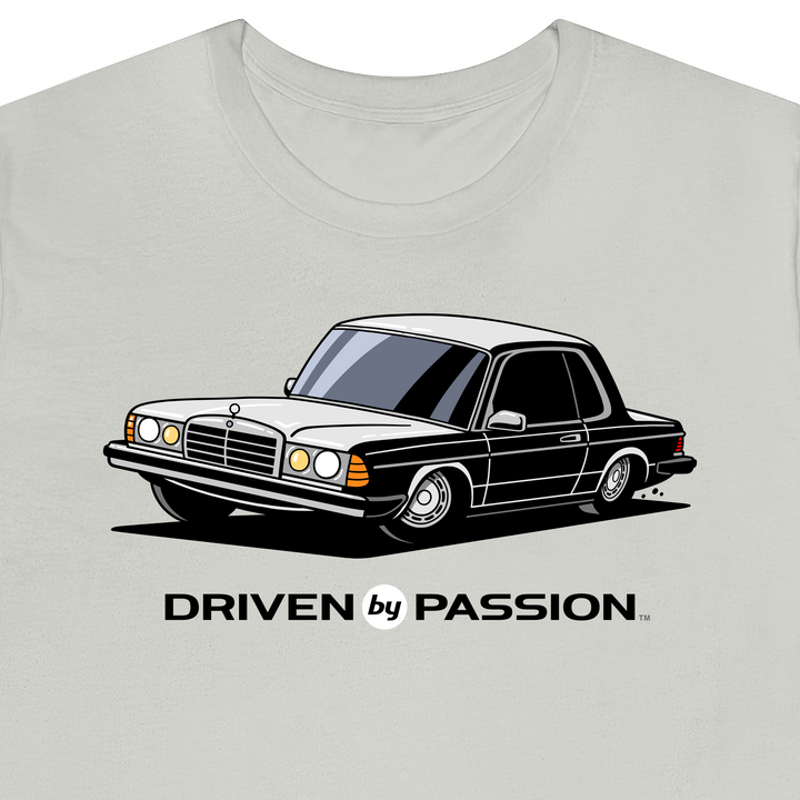 White C123 Coupe (Hubcap Wheels) T-Shirt