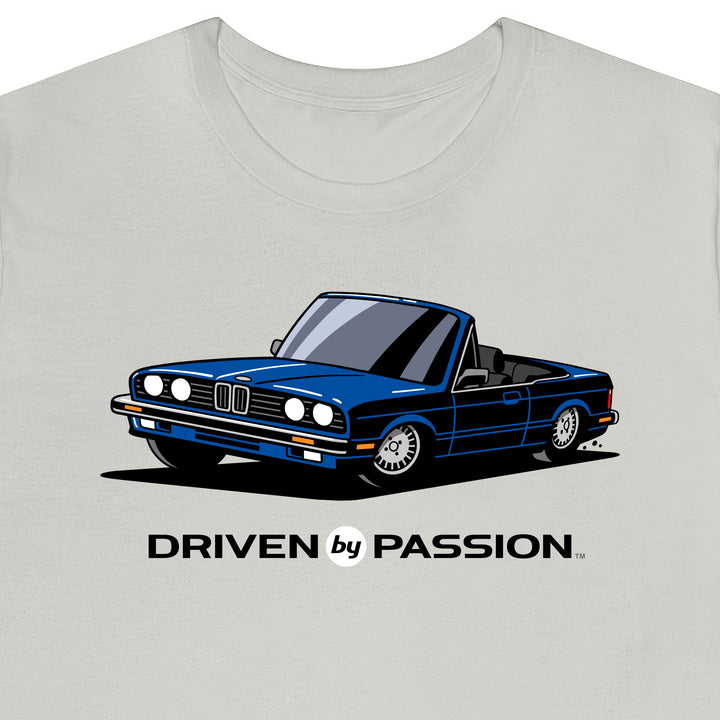 Dark Blue over Black E30 Convertible T-Shirt (1982-1987)