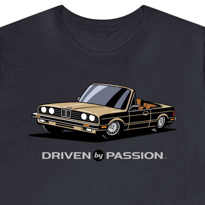 Beige over Brown E30 Convertible T-Shirt (1982-1987)